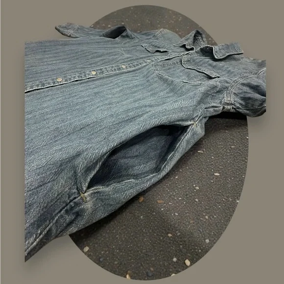 Universal Thread Denim Shirt Dress/Cardigan. Size:XL - Picture 9 of 12